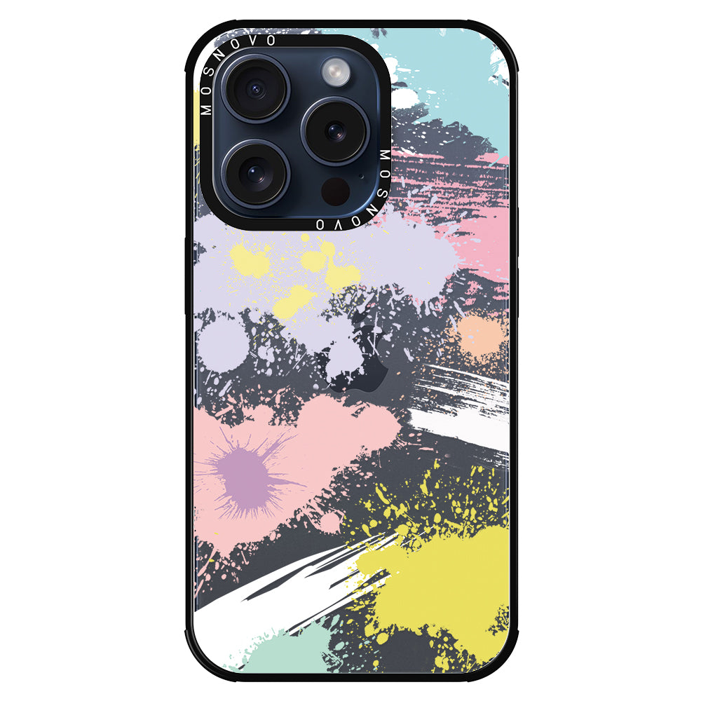 Splash Paint Phone Case - iPhone 15 Pro Case - MOSNOVO