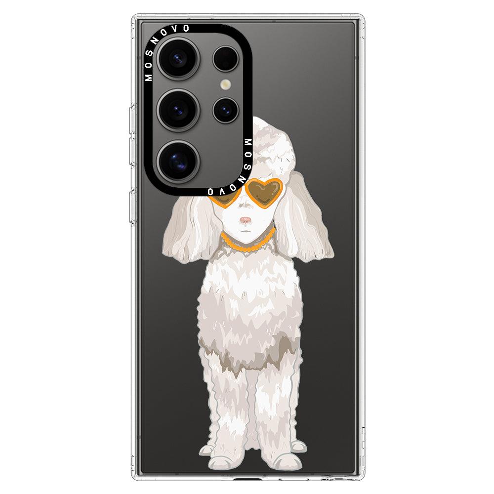 Elegant Poodle Phone Case - Samsung Galaxy S24 Ultra Case - MOSNOVO