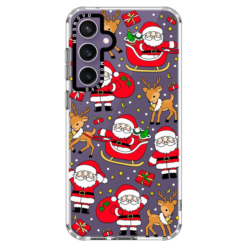 Cute Santa Claus Deer Phone Case - Samsung Galaxy S23 FE Case