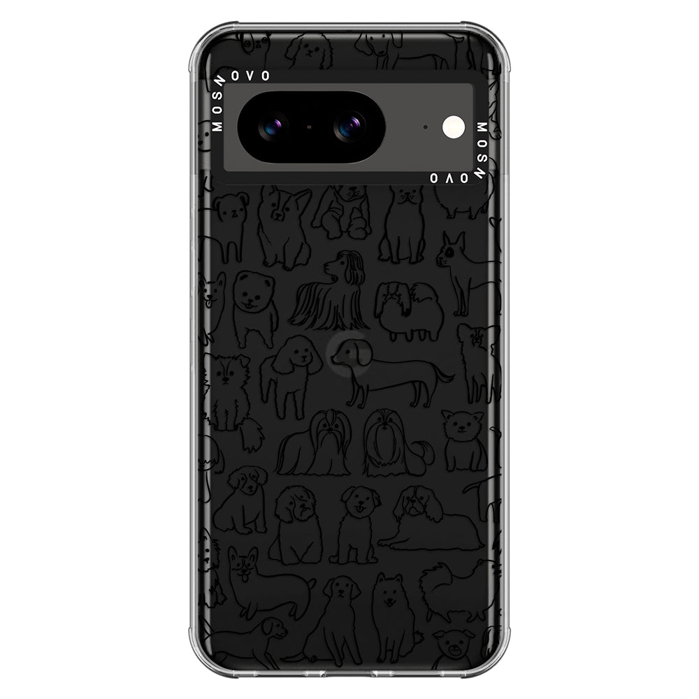 Doodle Dog Phone Case - Google Pixel 8 Case