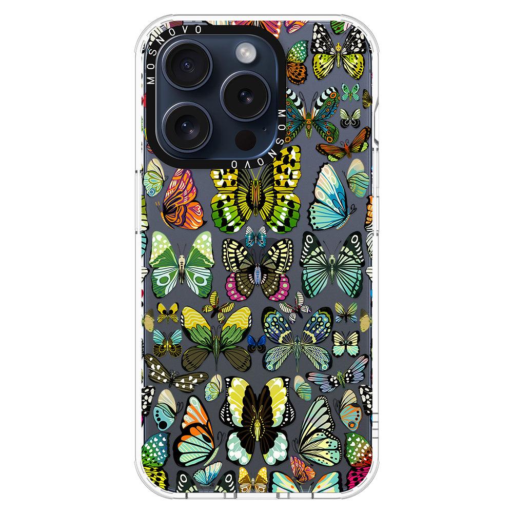 Butterflies Phone Case - iPhone 15 Pro Case - MOSNOVO