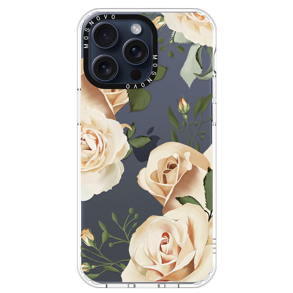 Champagne Roses Phone Case - iPhone 15 Pro Max Case - MOSNOVO