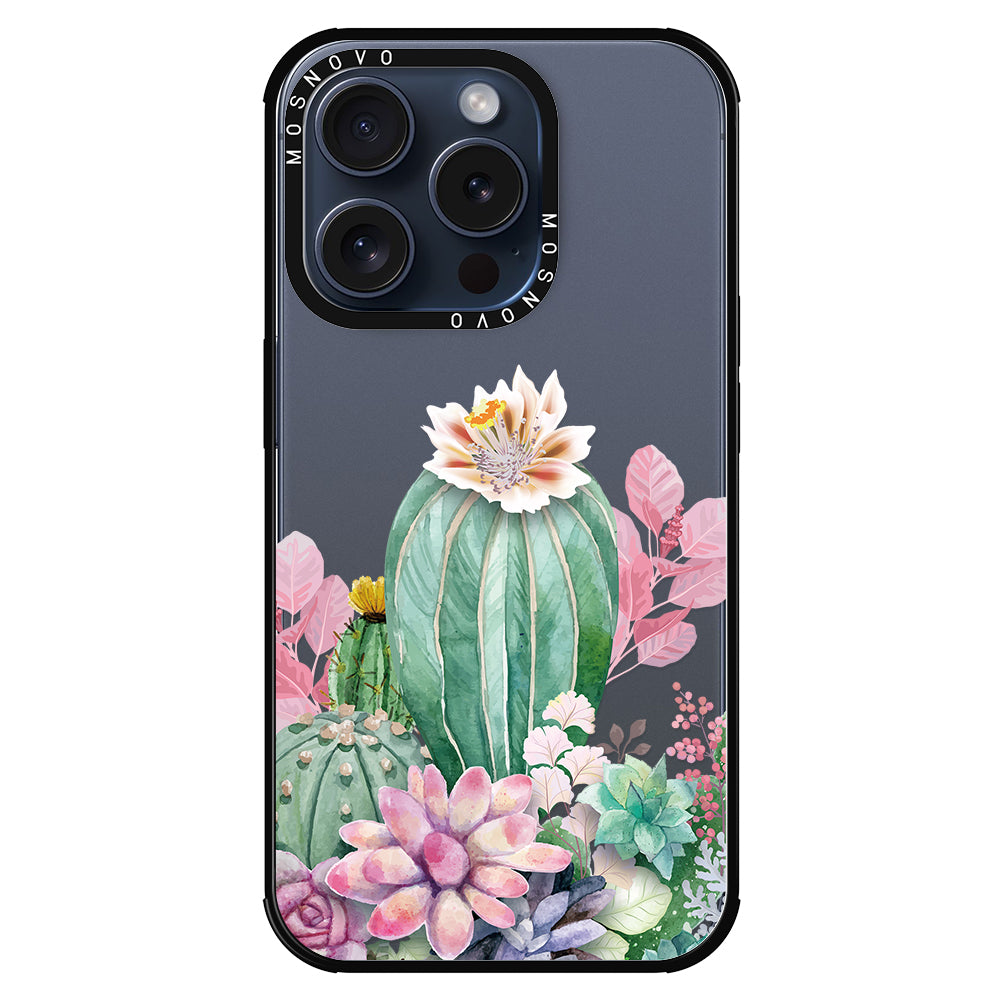 Cactaceae Phone Case - iPhone 15 Pro Case - MOSNOVO