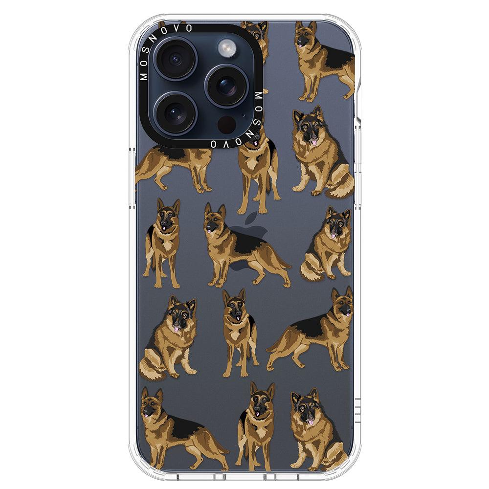 Shepherd Dog Phone Case - iPhone 15 Pro Max Case - MOSNOVO