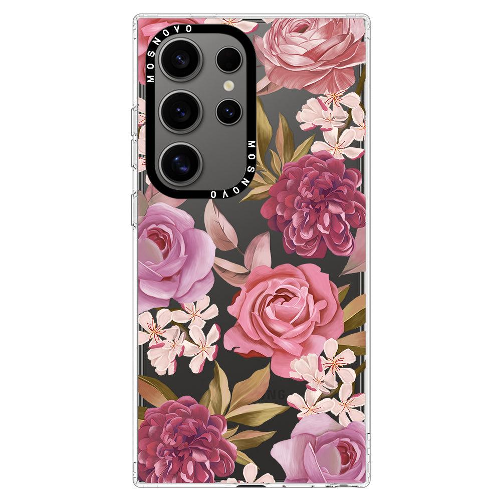 Blossom Flower Floral Phone Case - Samsung Galaxy S24 Ultra Case - MOSNOVO