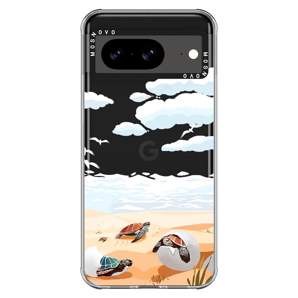 Baby Tortoise Phone Case - Google Pixel 8 Case - MOSNOVO