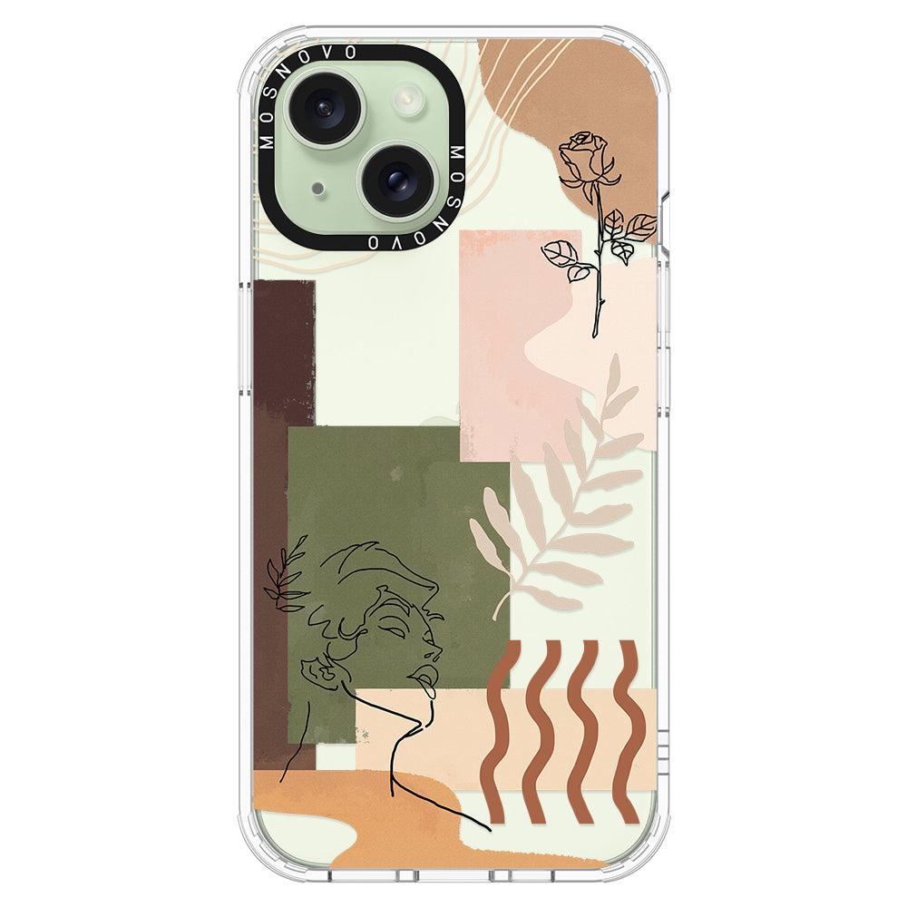 Modern Art Phone Case - iPhone 15 Case - MOSNOVO