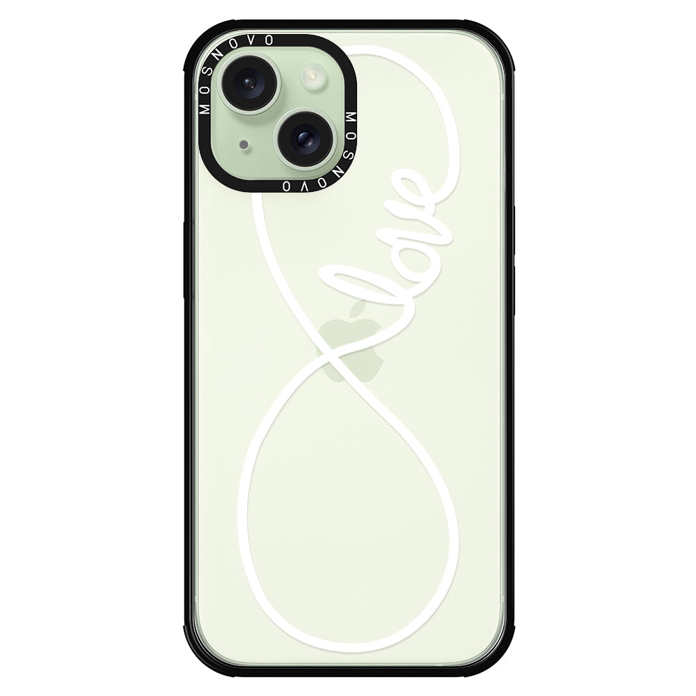 Infinity Love Phone Case - iPhone 15 Plus Case - MOSNOVO