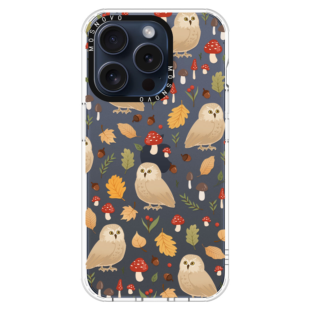 Autumn Owl Phone Case - iPhone 15 Pro Case - MOSNOVO