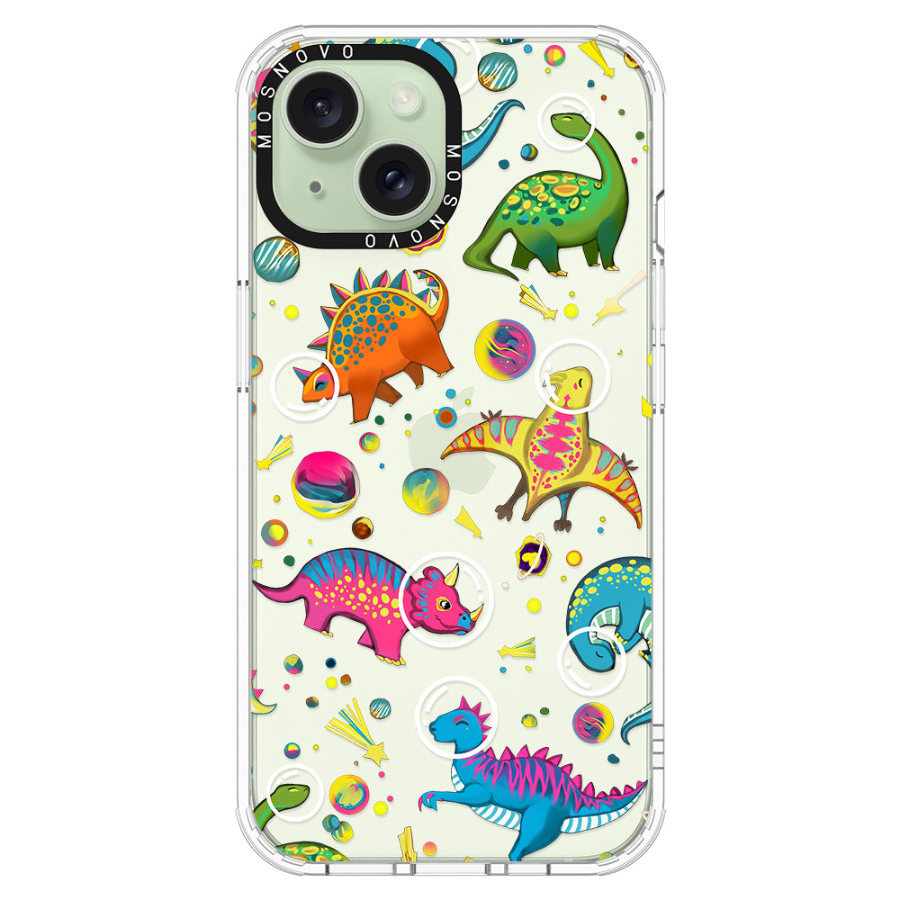 Dinosaur Planet Phone Case - iPhone 15 Plus Case - MOSNOVO