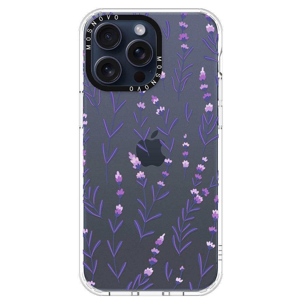 Lavenders Phone Case - iPhone 15 Pro Max Case - MOSNOVO