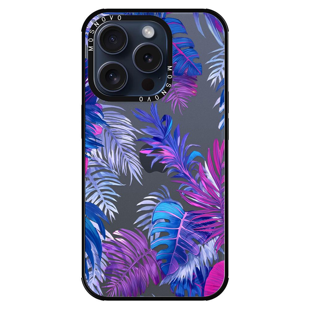 Fancy Palm Leaves Phone Case - iPhone 15 Pro Case - MOSNOVO