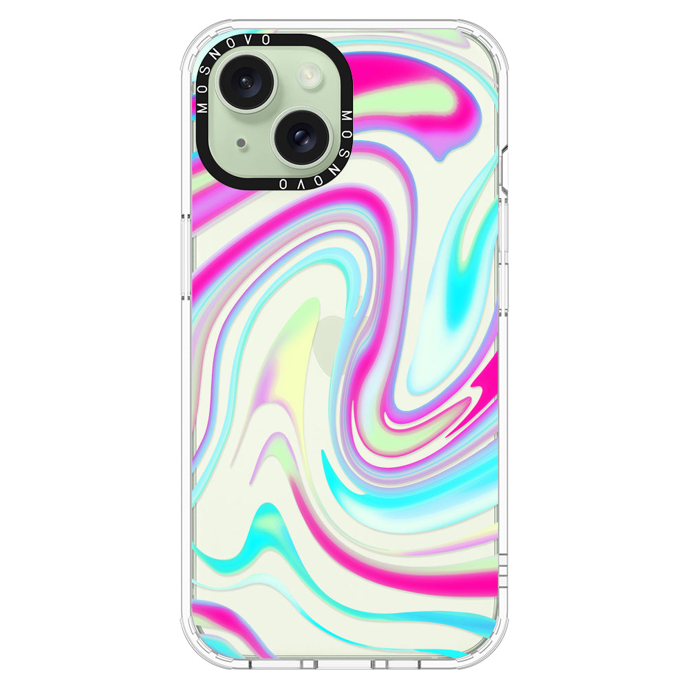 Psychedelic Swirls Phone Case - iPhone 15 Plus Case - MOSNOVO