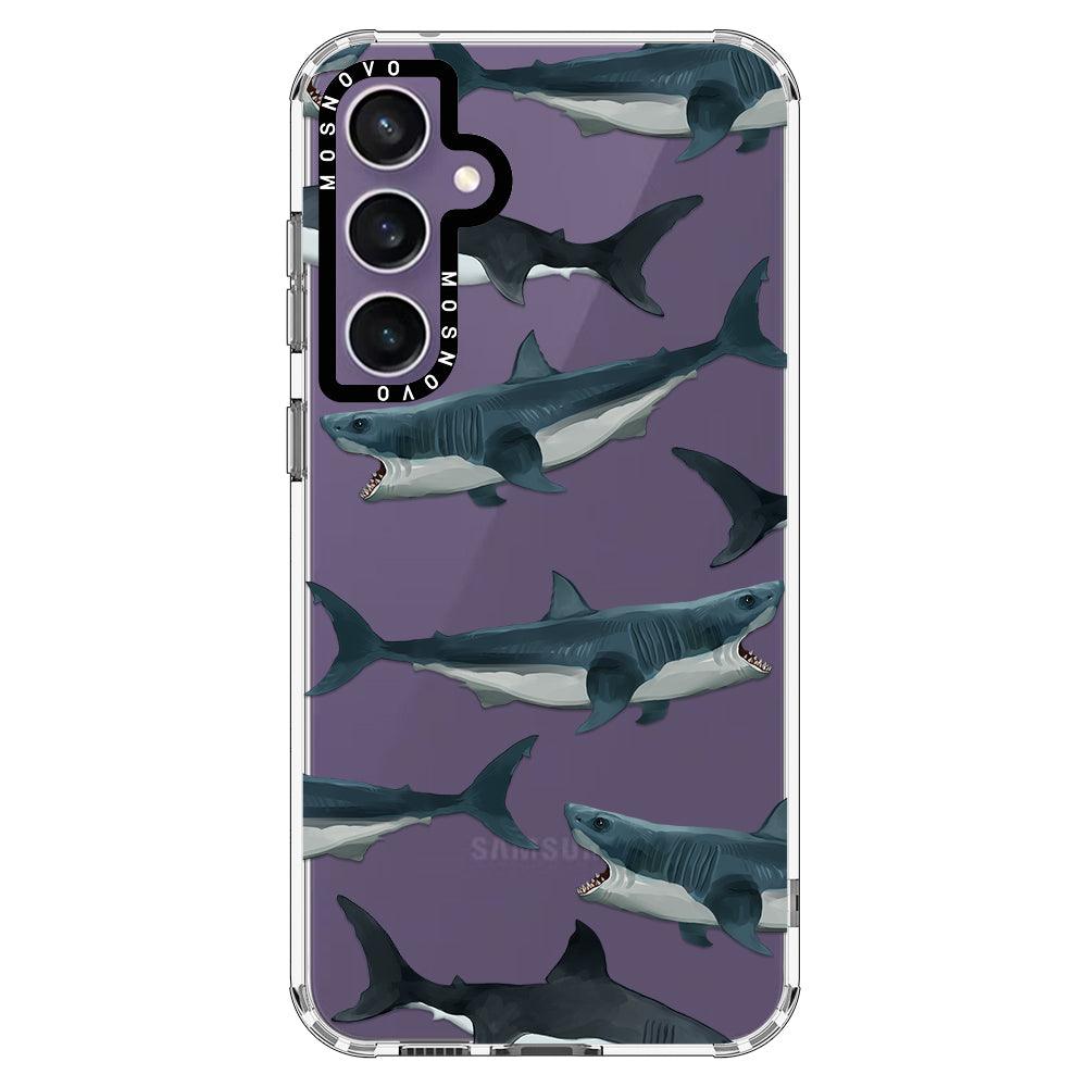 Great White Shark Phone Case - Samsung Galaxy S23 FE Case