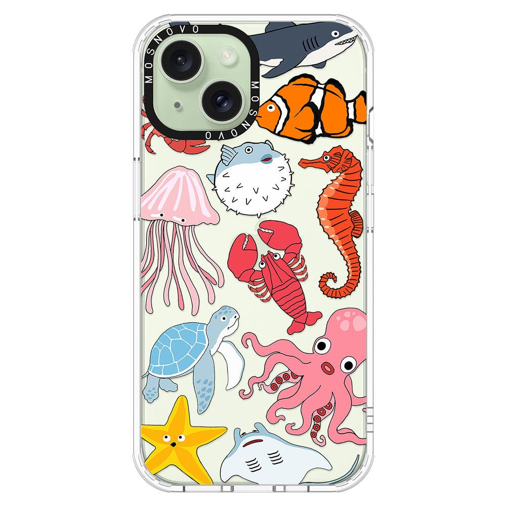 Sea World Phone Case - iPhone 15 Case - MOSNOVO