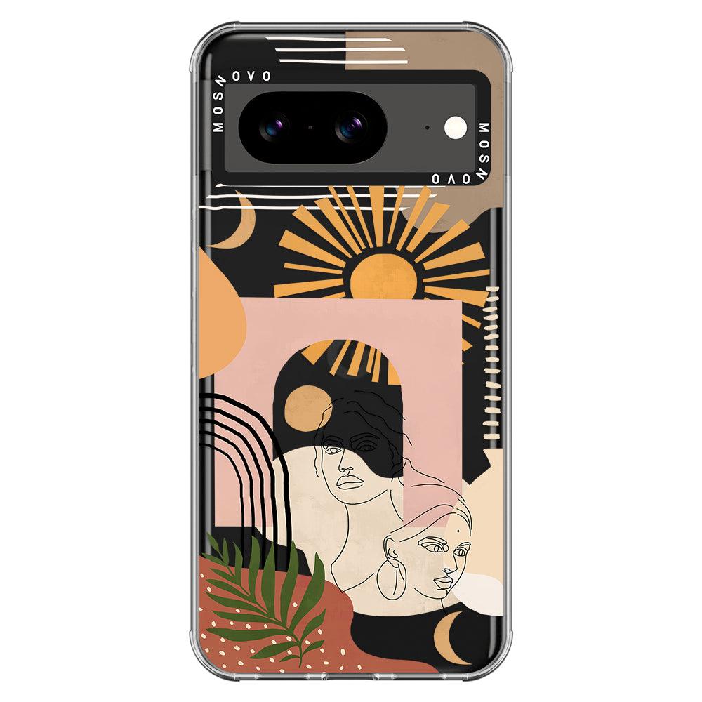 Modern Collage Art Phone Case - Google Pixel 8 Case