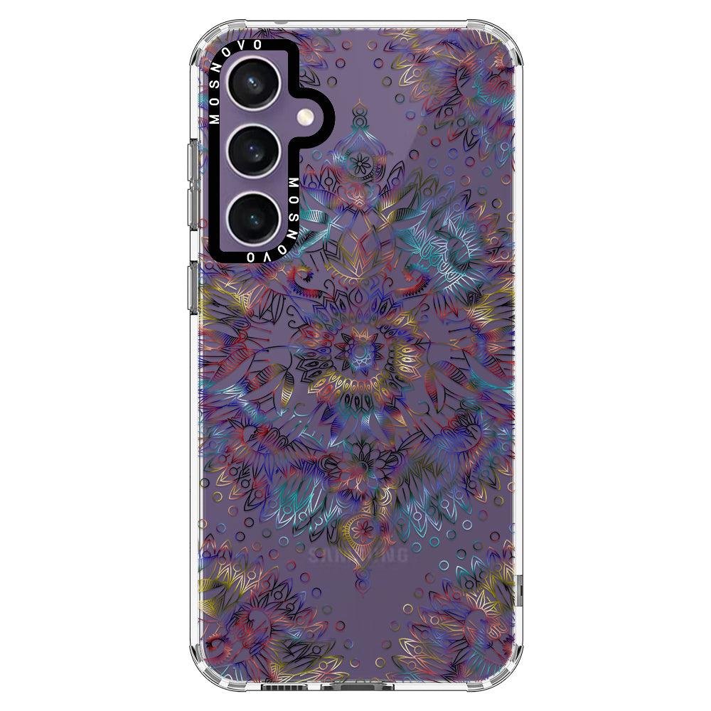 Rainbow Mandala Phone Case - Samsung Galaxy S23 FE Case