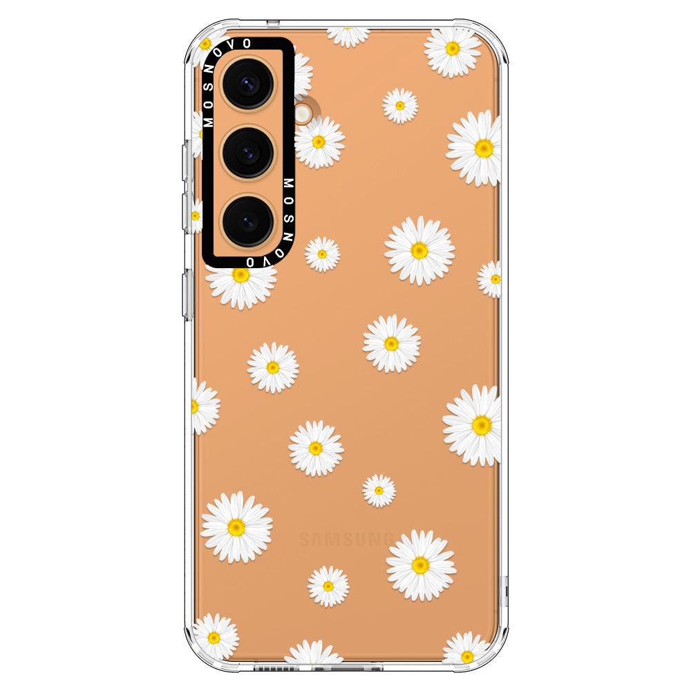 Daisy Floral Flower Phone Case - Samsung Galaxy S24 Case - MOSNOVO