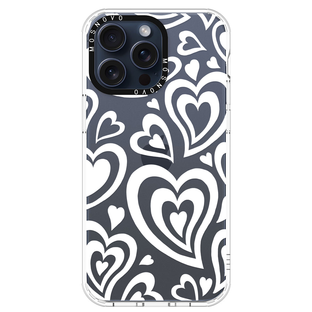 Twist Heart Phone Case - iPhone 15 Pro Max Case - MOSNOVO