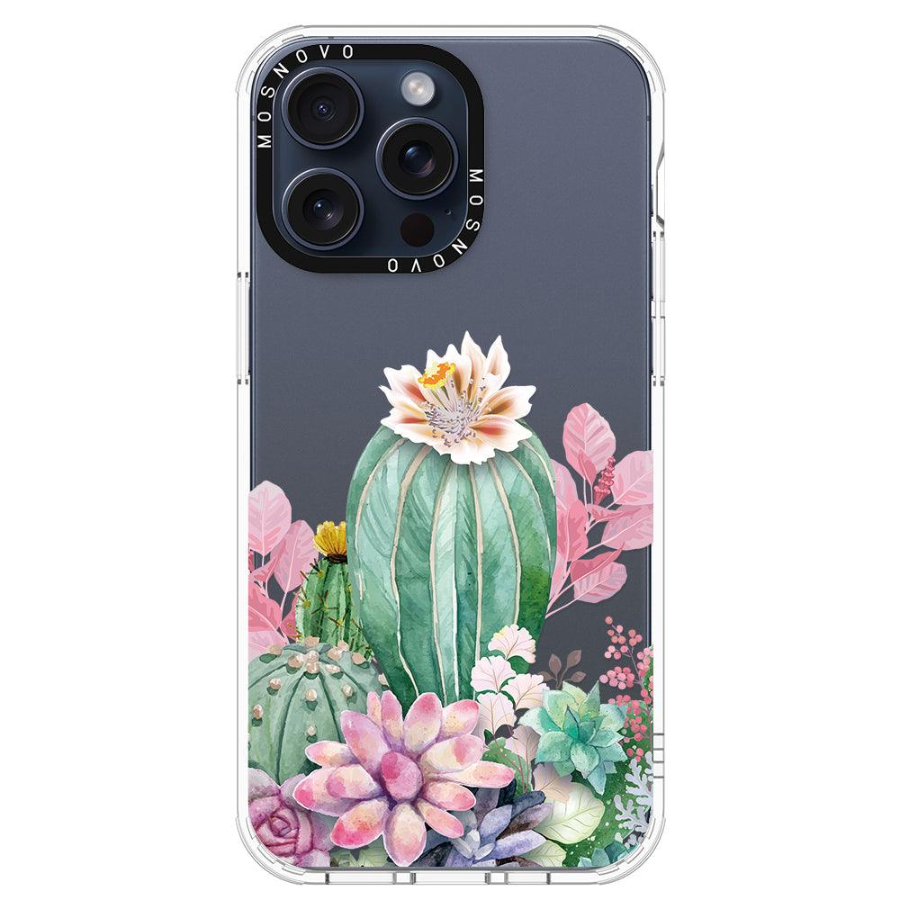 Cactaceae Phone Case - iPhone 15 Pro Max Case - MOSNOVO