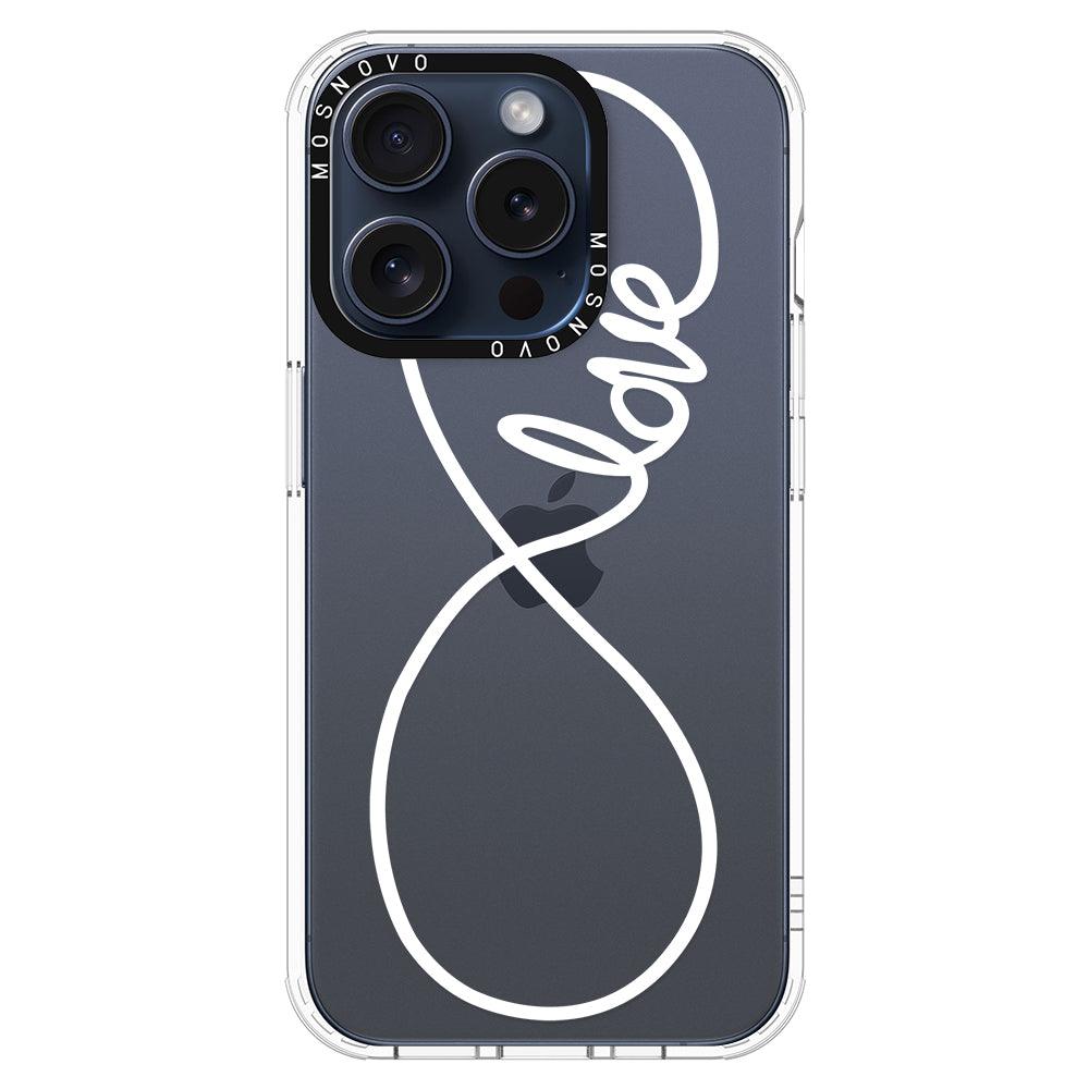 Infinity Love Phone Case - iPhone 15 Pro Case - MOSNOVO