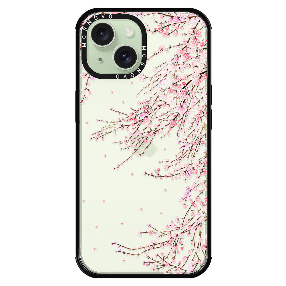 Cherry Blossom Phone Case - iPhone 15 Plus Case - MOSNOVO