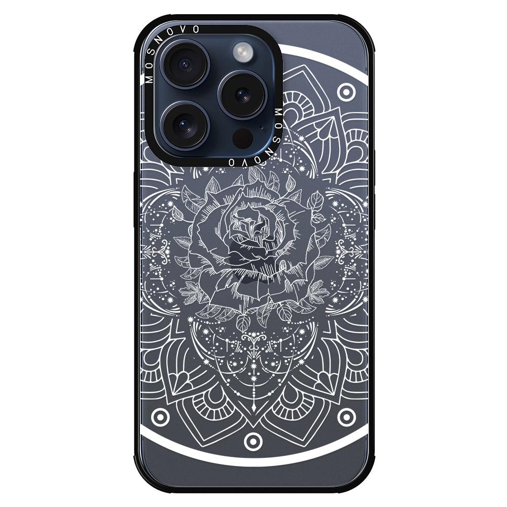 Rose Art Phone Case - iPhone 15 Pro Case - MOSNOVO