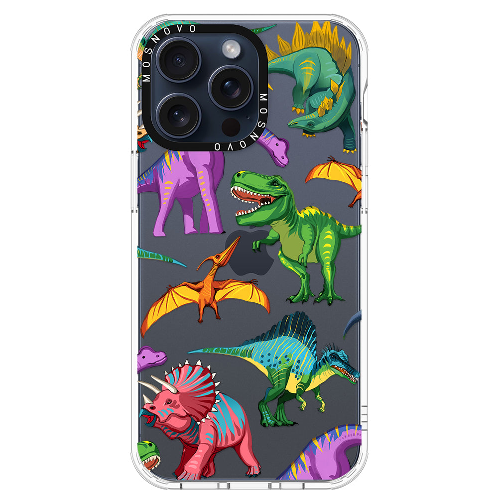 Dinosaur World Phone Case - iPhone 15 Pro Max Case - MOSNOVO