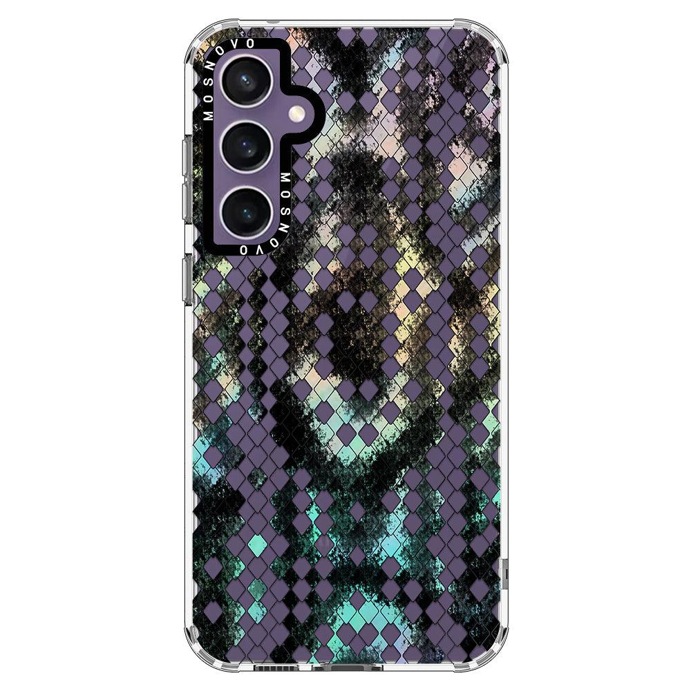 Rainbow Snake Print Phone Case - Samsung Galaxy S23 FE Case