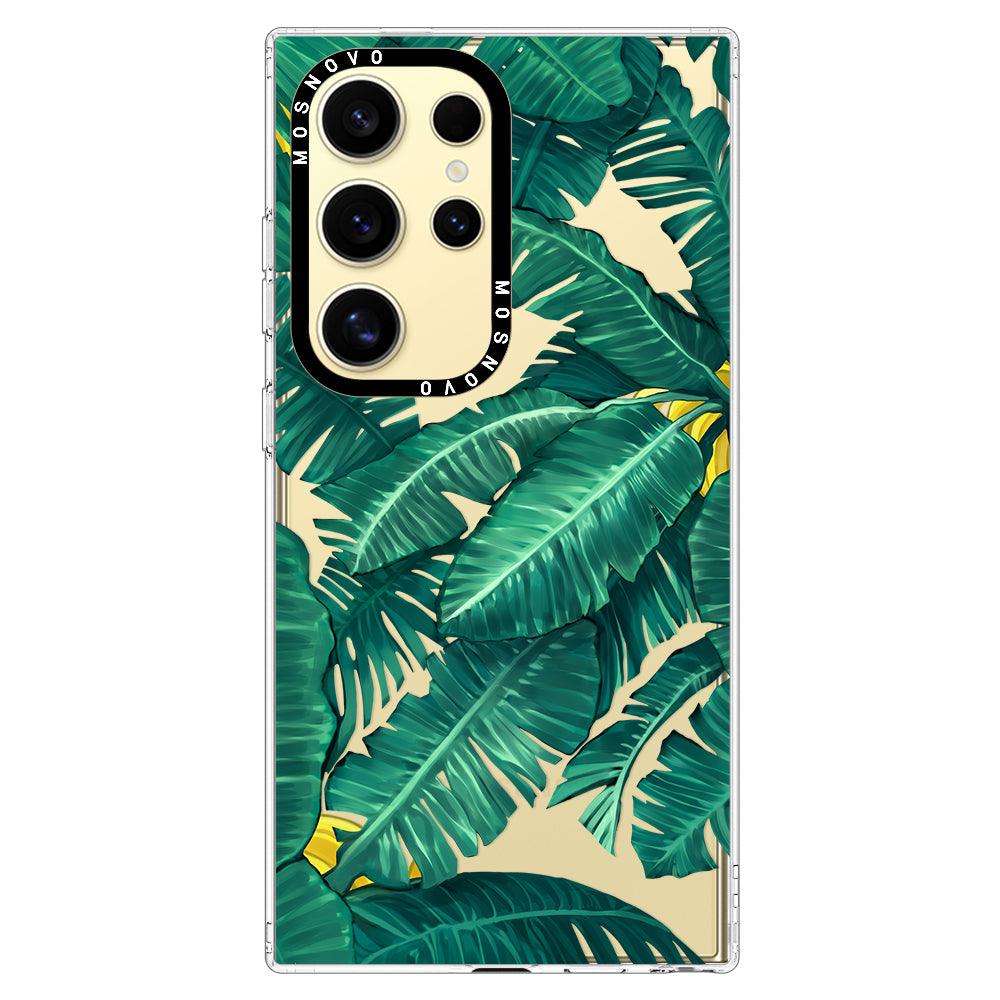 Banana Leaf Phone Case - Samsung Galaxy S24 Ultra Case - MOSNOVO