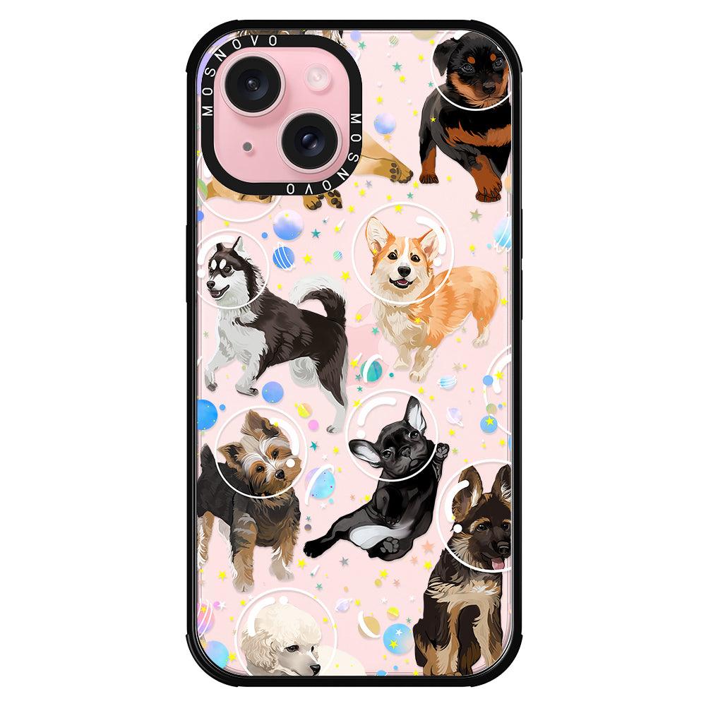 Space Dog Phone Case - iPhone 15 Plus Case - MOSNOVO