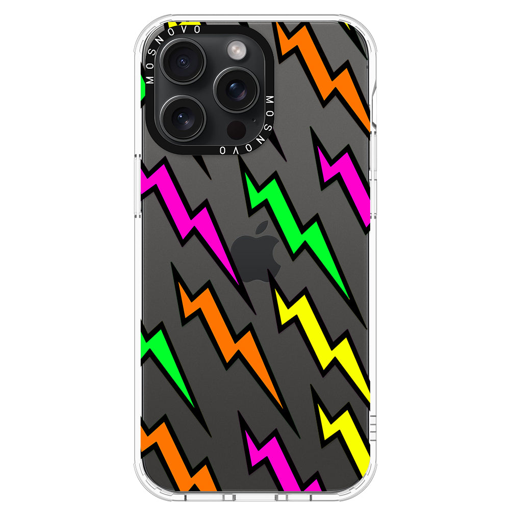 Colorful Lightning Phone Case - iPhone 15 Pro Max Case - MOSNOVO