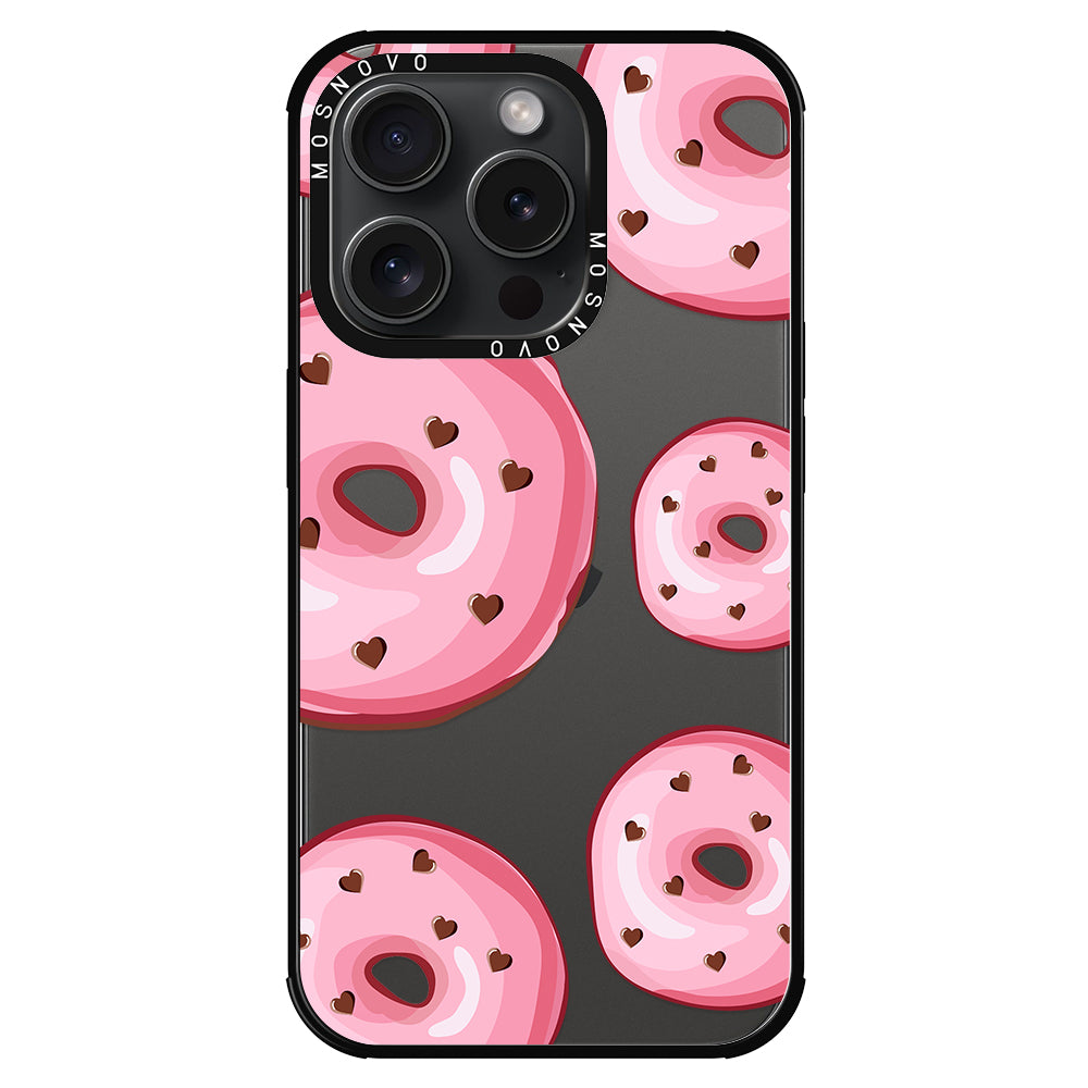 Pink Donuts Phone Case - iPhone 15 Pro Case - MOSNOVO