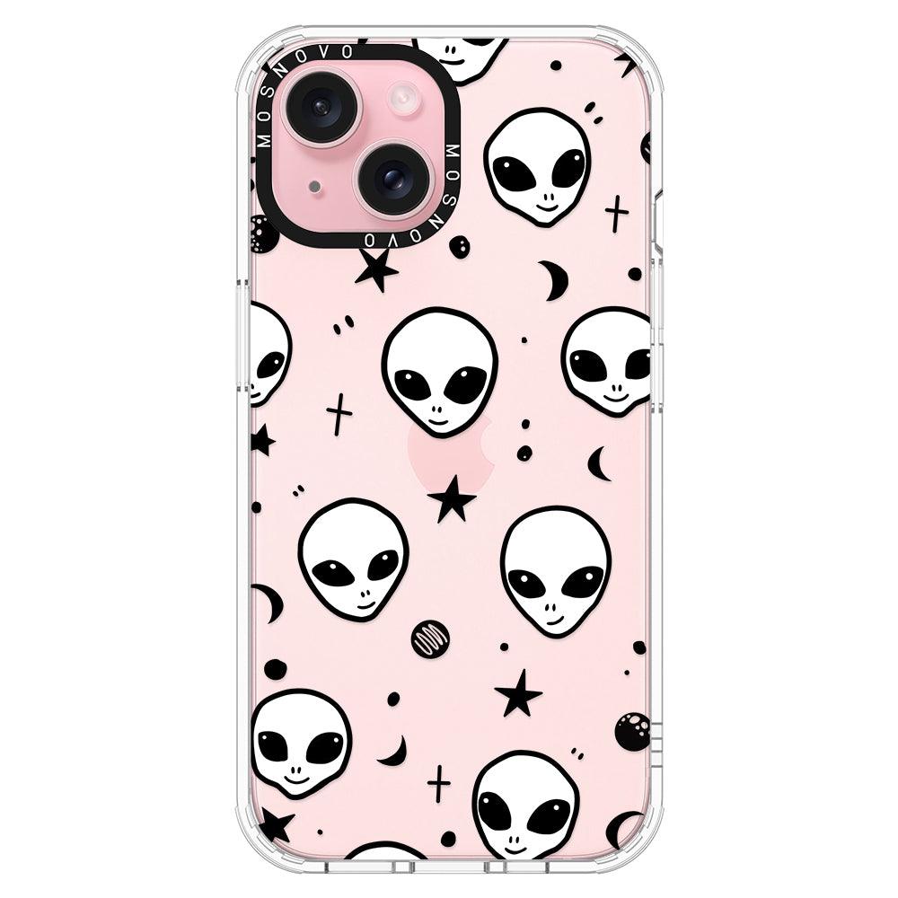 Cute Alien Phone Case - iPhone 15 Plus Case - MOSNOVO