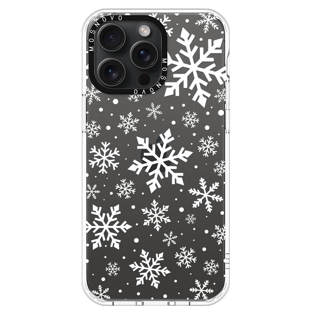 Snowflake Phone Case - iPhone 15 Pro Max Case - MOSNOVO