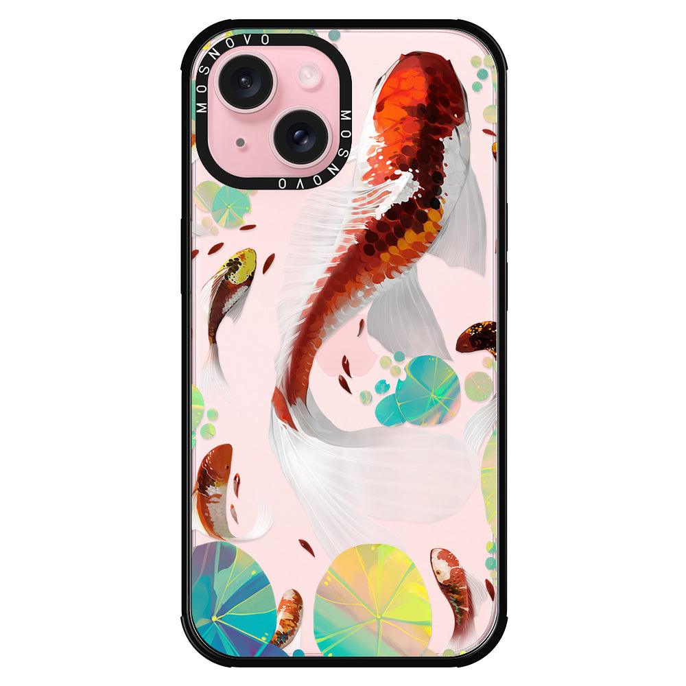 Koi Art Phone Case - iPhone 15 Plus Case - MOSNOVO