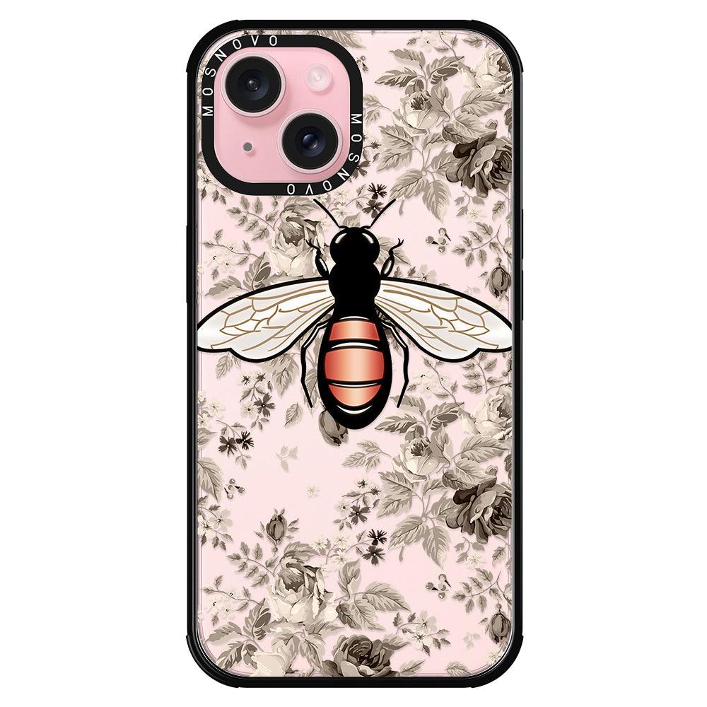 Vintage Bee Phone Case - iPhone 15 Case - MOSNOVO