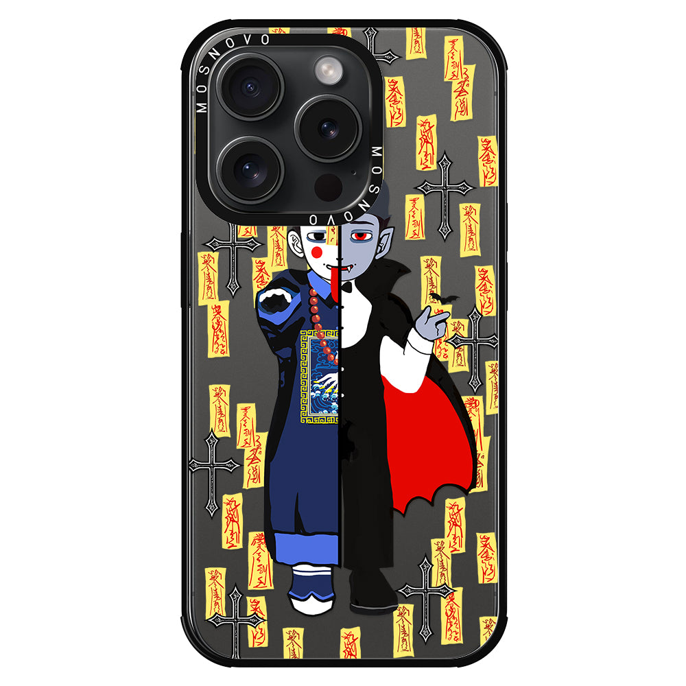 Vampire Vs Jiangshi Phone Case - iPhone 15 Pro Case - MOSNOVO