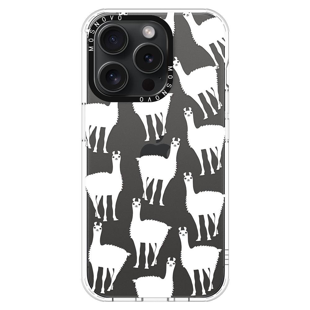 Llama Phone Case - iPhone 15 Pro Case - MOSNOVO