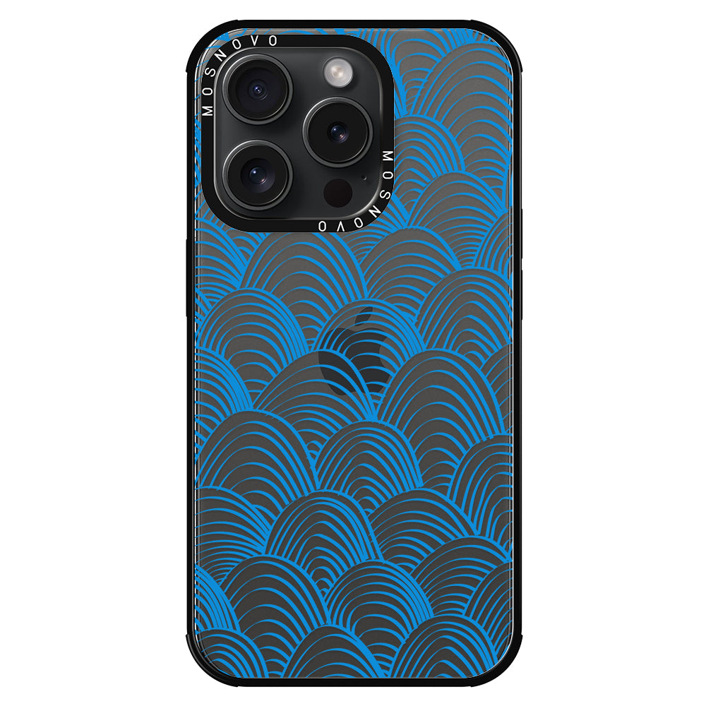 Wavy Wave Phone Case - iPhone 15 Pro Case - MOSNOVO