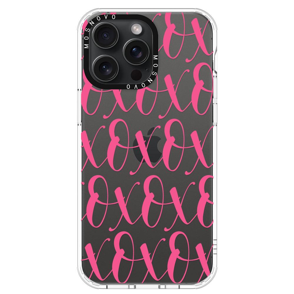 XOXO Phone Case - iPhone 15 Pro Max Case - MOSNOVO