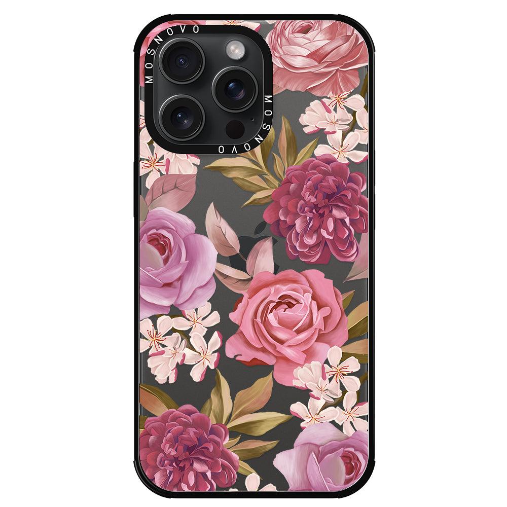 Blossom Flowe Floral Phone Case - iPhone 15 Pro Max Case - MOSNOVO