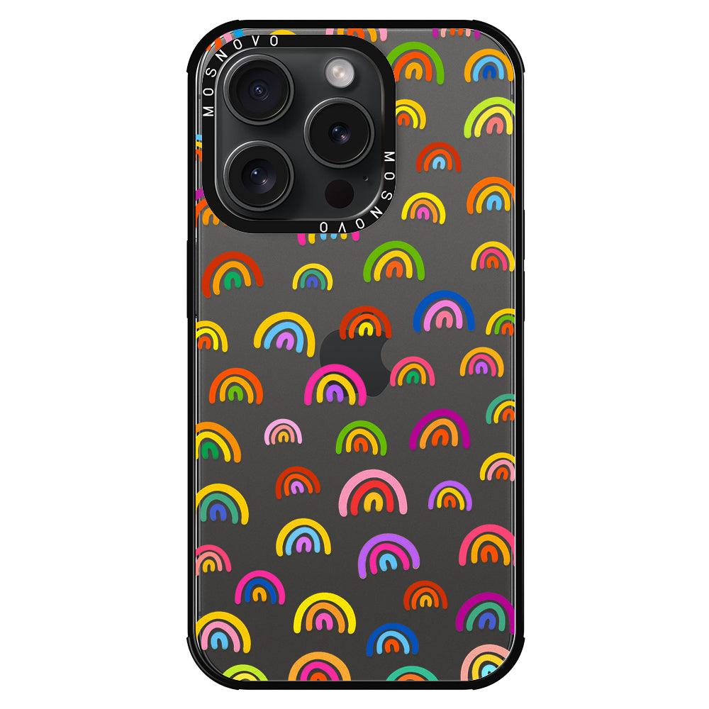 Cute Rainbow Phone Case - iPhone 15 Pro Case - MOSNOVO