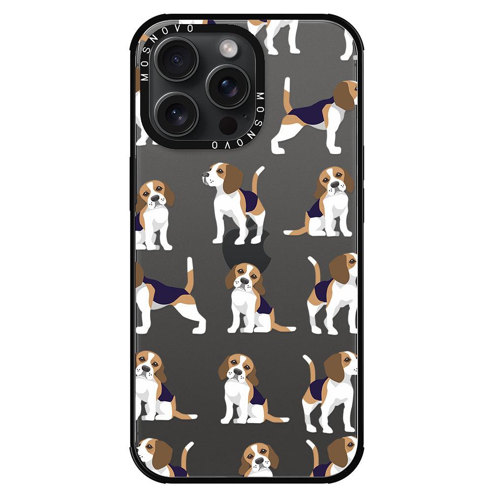 Cute Beagles Phone Case - iPhone 15 Pro Max Case - MOSNOVO