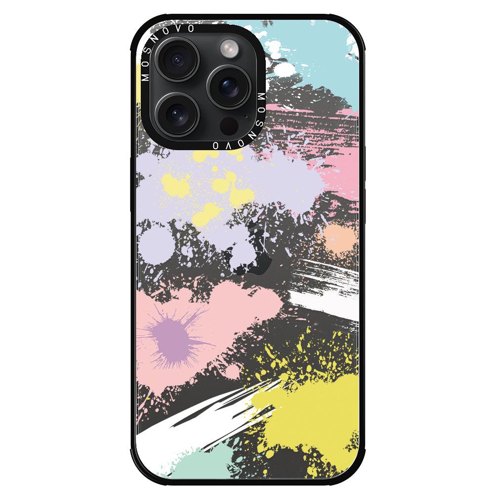 Splash Paint Phone Case - iPhone 15 Pro Max Case - MOSNOVO