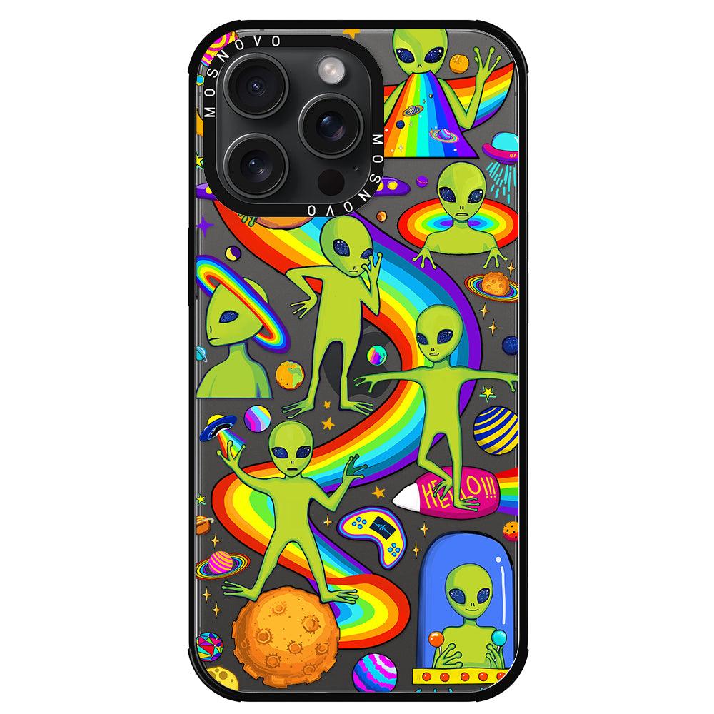 Funny Alien Phone Case - iPhone 15 Pro Max Case - MOSNOVO