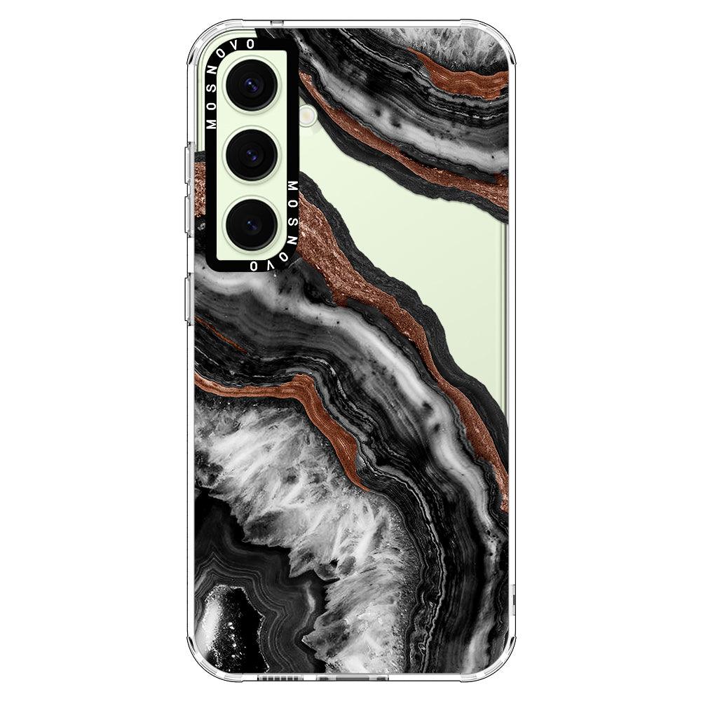 Black Agate Phone Case - Samsung Galaxy S24 Plus Case - MOSNOVO