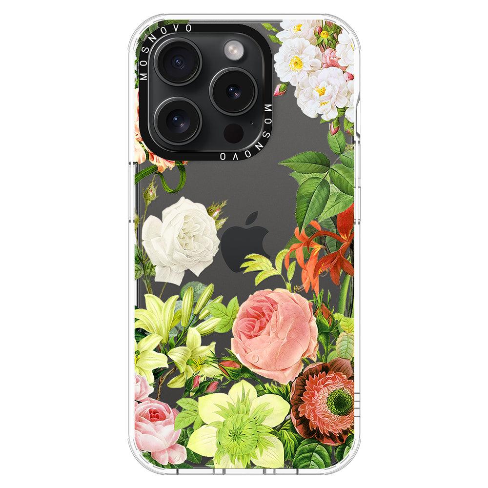 Botanical Garden Phone Case - iPhone 15 Pro Case - MOSNOVO