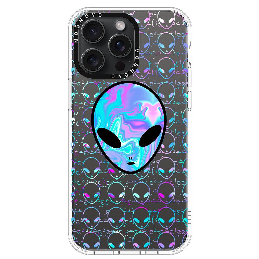 Space Alien Phone Case - iPhone 15 Pro Max Case - MOSNOVO