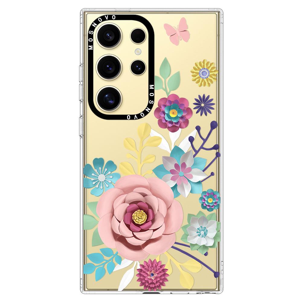 3D Floral Phone Case - Samsung Galaxy S24 Ultra Case - MOSNOVO